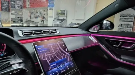 분당 벤츠전문 카알터 W223 S400d 액티브엠비엄트 4d전동트위터 옵틱글래스 광각사이드미러 교체 레트로핏 1인시공 / 성남 분당구 정자동