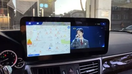 벤츠 E클래스 국산모니터 최신형 안드로이드13 안드로이드올인원 셋탑 내비게이션 교체 퀄컴CPU 8RAM 128ROM 4G LTE 무선 카플레이 안드로이드오토 KC인증 / 성남 분당구 정자동