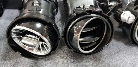 [분당 벤츠 전문점] 벤츠 E클래스 W213 E63AMG 부메스터 3D전동 트위터, 전면&리어 송풍구엠비언트, 블랙 사이드리피터, AMG웰컴라이트 교체 작업 / 성남 분당구 정자동