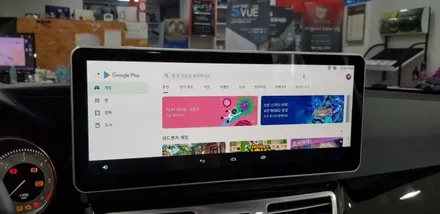 [분당벤츠전문점] 벤츠 W212 E220 2014년식 안드로이드 M2C200PLUS 네비게이션 국산 12.3인치 모니터 교체 AUX코딩 / 성남 분당구 정자동