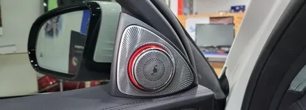 [분당벤츠전문점] 벤츠 E클래스 W213 E53 AMG 2021년식 부메스터 3D 전동 트위터 교체 송풍구 엠비언트 교체 / 성남 분당구 정자동