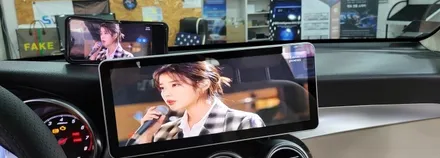 [분당벤츠전문점] 벤츠 GLC X253 GLC300 2018년식 미국 직수입 순정 7인치 모니터 탈거 국산 고해상도 12.3인치 모니터교체 국산 안드로이드 M2C200플러스 순정 / 성남 분당구 정자동