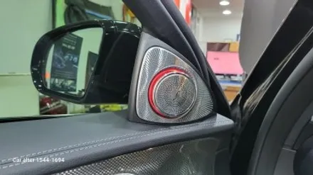 W213 E350 AMG Line 블랙유광 세로그릴교체 부메스터 3D 전동트위터 교체 / 성남 분당구 정자동