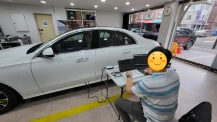 벤츠 W214 신형 E200 부메스터 옵션 빠진 모델 무스웨이 DSP M6앰프 벤츠전용 CSM206C 카오디오 스피커교체 / 성남 분당구 정자동