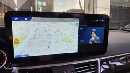 벤츠 E클래스 국산모니터 최신형 안드로이드13 안드로이드올인원 셋탑 내비게이션 교체 퀄컴CPU 8RAM 128ROM 4G LTE 무선 카플레이 안드로이드오토 KC인증 / 성남 분당구 정자동