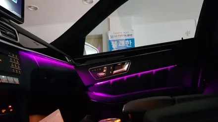 [분당 벤츠 전문점] 벤츠 W212 후기형 E클래스 2015년식 E300 순정 3색 엠비언트 → 순정 12색 멀티컬러 엠비언트(광량 5배 UP UP)작업 / 성남 분당구 정자동