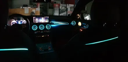 [분당벤츠전문점] 벤츠 X253 GLC300e 쿠페 신차패키지 전동트위터 전면송풍구 리어송풍구 대쉬보드 AMG로고 등받이 미드레인지 풀셋트 엠비언트 / 성남 분당구 정자동