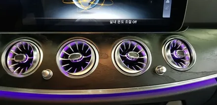 [분당벤츠전문점] 벤츠 E클래스 W213 E250 페이스 리프트 신차 패키지 부메스터 3D전동 트위터, 전면송풍구 엠비언트 교체 / 성남 분당구 정자동