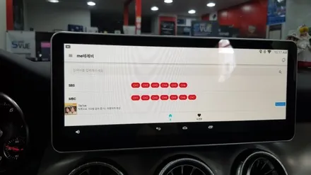 [분당벤츠전문점] 벤츠 CLA W117 CLA220 2017년식 안드로이드 M2C200플러스 네비게이션 국산 고해상도 12.3인치 모니터교체 / 성남 분당구 정자동