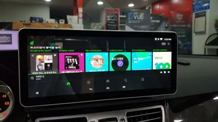 [분당벤츠전문점] 벤츠 E클래스 W212 E220 2015년식 안드로이드 M2C200PLUS 네비게이션 국산 고해상도 12.3인치 모니터 교체 / 성남 분당구 정자동