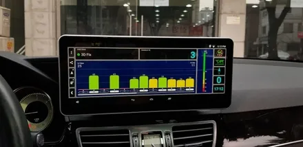 [분당벤츠전문점] 벤츠 W212 E220 2014년식 안드로이드 M2C200PLUS 네비게이션 국산 12.3인치 모니터 교체 AUX코딩 / 성남 분당구 정자동