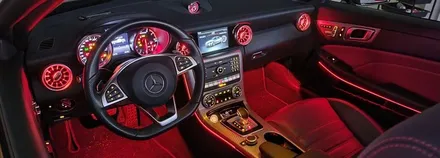 분당벤츠전문점 카알터 SLC R172 SLC43 AMG 순정 12색 엠비언트교체 순정 12색 송풍구 엠비언트 교체 / 성남 분당구 정자동