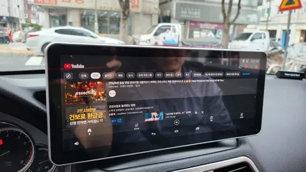 벤츠 E350 카브리올레 국산 안드로이드 M2C200PLUS 네비게이션 국산 12.3 와이드모니터 교체 분당 판교 카알터 / 성남 분당구 정자동