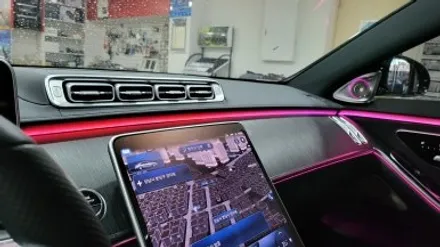 분당 벤츠전문 카알터 W223 S400d 액티브엠비엄트 4d전동트위터 옵틱글래스 광각사이드미러 교체 레트로핏 1인시공 / 성남 분당구 정자동