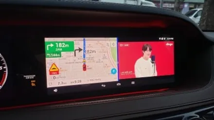 벤츠 S클래스 터치모니터 교체 안드로이드 내비게이션교체 M2C 부메스터 트위터 송풍구 엠비언트교체 / 성남 분당구 정자동