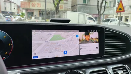 벤츠 W167 신형 GLE 안드로이드올인원 NV700 내비게이션 풀스크린 티맵 유튜브 넷플릭스 / 성남 분당구 정자동
