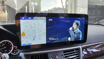 벤츠 E클래스 국산모니터 최신형 안드로이드13 안드로이드올인원 셋탑 내비게이션 교체 퀄컴CPU 8RAM 128ROM 4G LTE 무선 카플레이 안드로이드오토 KC인증 / 성남 분당구 정자동