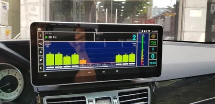 [분당벤츠전문점] 벤츠 E클래스 W212 E220 2015년식 중국산 10.25 안드로이드 올인원 모니터 탈거 국산 안드로이드 M2C200A플러스 네비게이션 국산 12.3인치 고해 / 성남 분당구 정자동