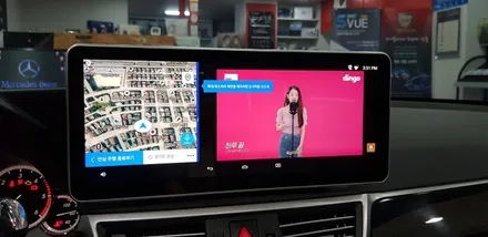 [분당벤츠전문점] 벤츠 W212 E220 2013년식 안드로이드 M2C200PLUS 네비게이션 국산 12.3인치 모니터 교체 / 성남 분당구 정자동