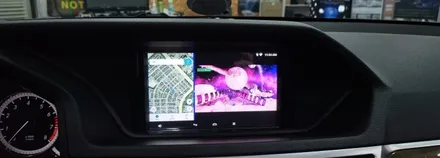 [분당벤츠전문점] 벤츠 E클래스 W212 E300 2010년식 현대모비스 NTG-2540고장 탈거 국산 안드로이드 M2C200 네비게이션 교체 휴대용 무선 국산 후방카메라교체 뷰게 / 성남 분당구 정자동