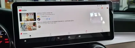 [분당벤츠전문점] 벤츠 GLC X253 GLC300 2018년식 미국 직수입 순정 7인치 모니터 탈거 국산 고해상도 12.3인치 모니터교체 국산 안드로이드 M2C200플러스 순정 / 성남 분당구 정자동