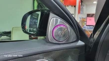 W213 E350 AMG Line 블랙유광 세로그릴교체 부메스터 3D 전동트위터 교체 / 성남 분당구 정자동
