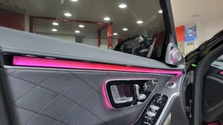분당 벤츠전문 카알터 W223 S400d 액티브엠비엄트 4d전동트위터 옵틱글래스 광각사이드미러 교체 레트로핏 1인시공 / 성남 분당구 정자동