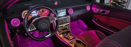 분당벤츠전문점 카알터 SLC R172 SLC43 AMG 순정 12색 엠비언트교체 순정 12색 송풍구 엠비언트 교체 / 성남 분당구 정자동