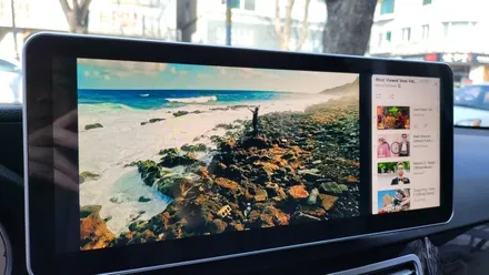 분당벤츠전문점 카알터 E클래스 W212 E220 NTG4500 모니터 블랙아웃  국산 12.3 모니터교체 M2C200A PLUS교체 USBAUX 설치 / 성남 분당구 정자동