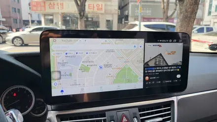 벤츠 E300  중국산 안드로이드올인원 고장 국산국산 와이드모니터 안드로이드 11 KC인증 NV700 아틀란V5 내비게이션 / 성남 분당구 정자동