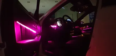 [분당벤츠전문점] 벤츠 E클래스 W212 E350 순정12색 엠비언트 변경 작업(멀티컬러 적용) / 성남 분당구 정자동