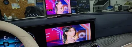 분당벤츠전문점 카알터 A238 E클래스 E450 카브리올레 2022년식 국산 안드로이드 카블릿 M2C200플러스 순정GPS연동 파크라케이블 국산USB AUX 휴대용 무선 WiFi기 / 성남 분당구 정자동
