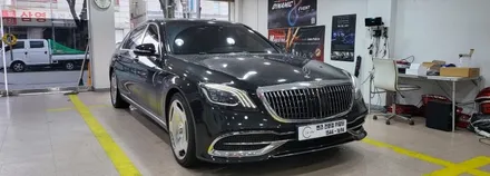 분당벤츠전문점 카알터 마이바흐 W222 S600 터치스크린 변경 안드로이드 M2C200PLUS 순정GPS연동 파크라케이블 LTE WiFi설치 리어모니터연동 / 성남 분당구 정자동