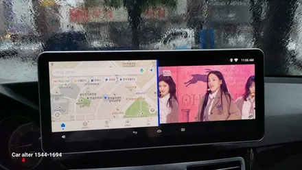 E220 M2C200PLUS 12.3인치 모니터교체 USBAUX 후방카메라교체 LTE 라우터 현대모비스 NTG-4500CE 모니터고장탈거 분당구 정자동 카알터 / 성남 분당구 정자동