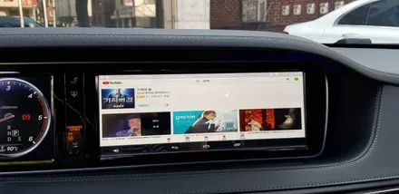 [분당 벤츠 전문점] 벤츠 S클래스 W222 S350 안드로이드 카블릿 M2C200 셋탑 네비게이션 및 AUX 코딩 설치 작업 / 성남 분당구 정자동