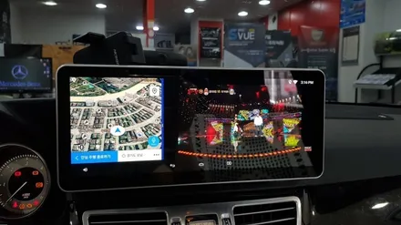 [분당벤츠전문점] 벤츠 E클래스 W212 E220 2014년식 안드로이드 M2C200플러스 국산 고해상도 12.3인치 모니터 교체 AUX생성 코딩 / 성남 분당구 정자동