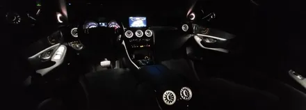 [분당벤츠전문점] 벤츠 GLC X253 GLC300 2019년식 순정 64색 엠비언트 변경 부메스터 3D전동 트위터 전면 송풍구엠비언트 리어 송풍구 엠비언트 / 성남 분당구 정자동