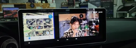 [분당벤츠전문점] 벤츠 E클래스 W212 E250 2014년식 국산 안드로이드 M2C200플러스 네비게이션 국산 12.3인치 모니터 교체 / 성남 분당구 정자동