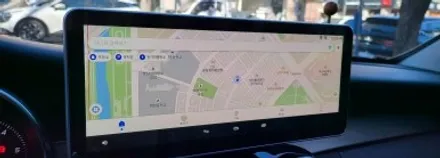 분당벤츠전문점 카알터 C클래스 W205 C220 국산 12.3인치 모니터교체 안드로이드 카블릿 M2C200PLUS AUX코딩 LTE WiFi설치 아이나비A1000알파 하이패스 매립 / 성남 분당구 정자동