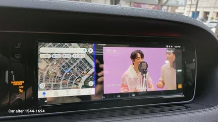 벤츠 W222 S63 AMG 커맨더 오디오 고장수리 터치모니터변경 M2C200PLUS AUX코딩 순정GPS연동 파크라케이블 무선 LTE WiFi 공유기 분당 정자동 카알터 / 성남 분당구 정자동