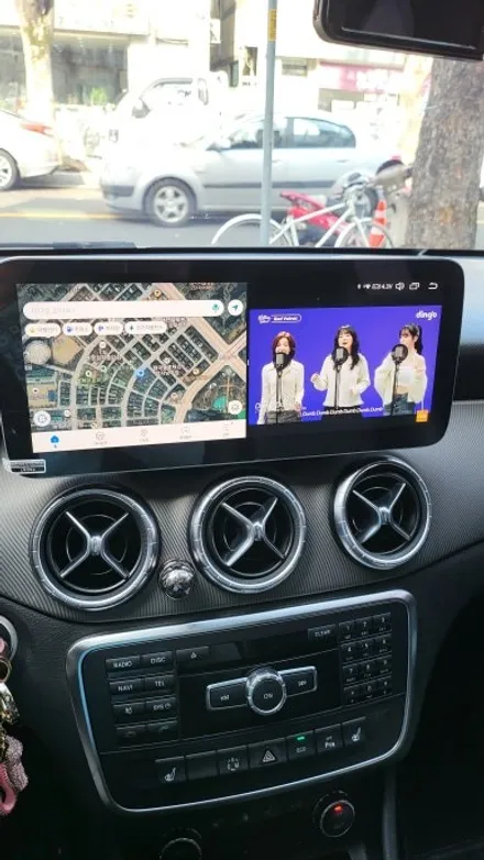 벤츠 CLA 중국산 안드로이드 올인원고장탈거 국산 와이드모니터 교체 안드로이드11 NV700 셋탑네비 교체 광교 수원 용인 분당 판교 벤츠전문점 카알터 / 성남 분당구 정자동