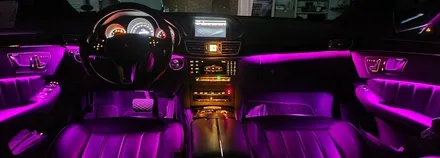 분당벤츠전문점 카알터 E클래스 W212 E300 순정 12색 엠비언트 변경 광량 업그레이드 멀티컬러 / 성남 분당구 정자동
