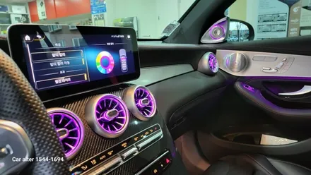 벤츠 2022 GLC43 AMG X253 부메스터 4D전동트위터 송풍구엠비언트 부메스터미드레인지 커버교체 옵틱글래스 광각 사이드미러교체 / 성남 분당구 정자동
