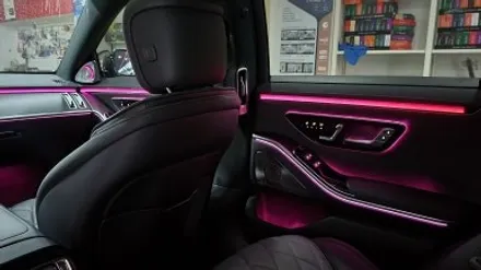 분당 벤츠전문 카알터 W223 S400d 액티브엠비엄트 4d전동트위터 옵틱글래스 광각사이드미러 교체 레트로핏 1인시공 / 성남 분당구 정자동