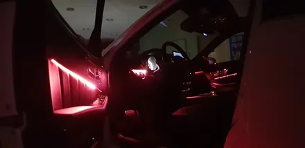 [분당벤츠전문점] 벤츠 E클래스 W212 E350 순정12색 엠비언트 변경 작업(멀티컬러 적용) / 성남 분당구 정자동