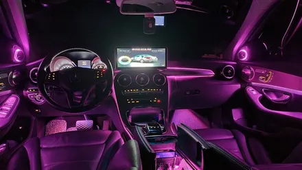 분당벤츠전문점 카알터 C클래스 W205 C220 국산 12.3인치 모니터교체 M2C200PLUS AUX코딩 순정GPS연동 순정64색변경 부메스터 전동트위터 데쉬보드 엠비언트 / 성남 분당구 정자동