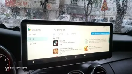 2016 W205 C200 쿠페 12.3인치 모니터교체 M2C200PLUS AUX코딩 순정GPS연동 파크라케이블 무선 LTE WiFi 라우터 하이패스매립 순정64색 엠비언트교체 / 성남 분당구 정자동