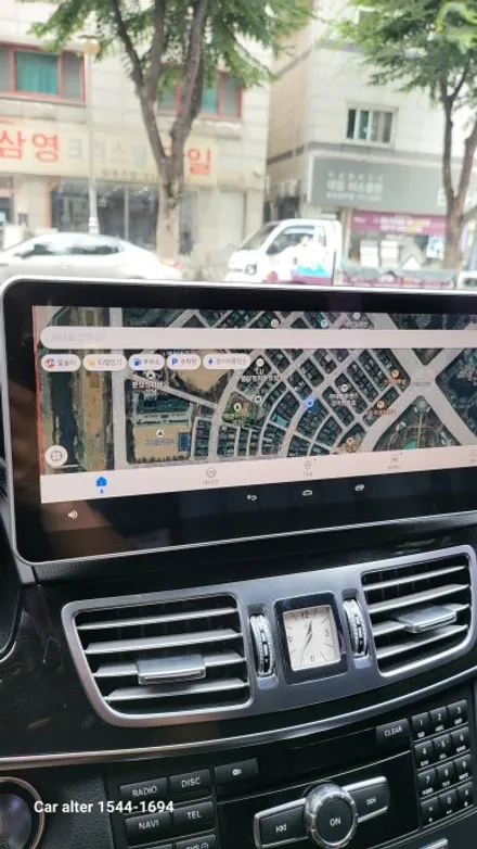 [ 벤츠 전문 카알터 ] 2014 W212 E300 순정 12색 엠비언트 교체 광량업 M2C200APLUS AUX코딩 - 분당 판교 용인 죽전 광주 광교 수지 죽전 안양 안산 / 성남 분당구 정자동