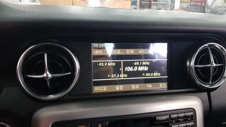 [분당 벤츠 전문점] 벤츠 R172 전기형 SLK SLC 클래스 SLK200 내비게이션 탈거 ①중국산 모니터나 중국산 카플레이 안드로이드 오토보다 편리한 구글 인증된 국산 안드로이 / 성남 분당구 정자동