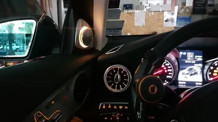 [분당 벤츠 전문점] 벤츠 C253 GLC350e 2018년식 미세먼지와 코로나 바이러스 퇴치에 도움되는 순정 매립형 공기청정기 지어에 GAIR설치 및 순정형 3D부메스터 신형 전 / 성남 분당구 정자동
